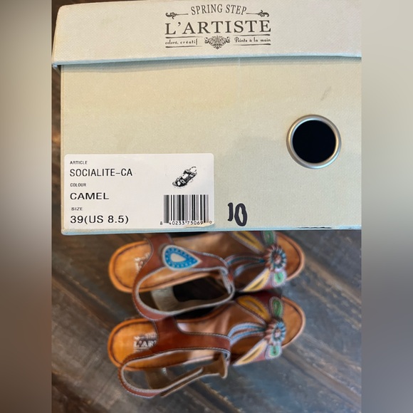 L'Artiste Super Cute Colorful Floral Sandals - Picture 13 of 15